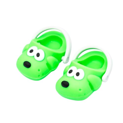 Summer Doll Shoes for Lububu, Open-Toe Sandals, Green