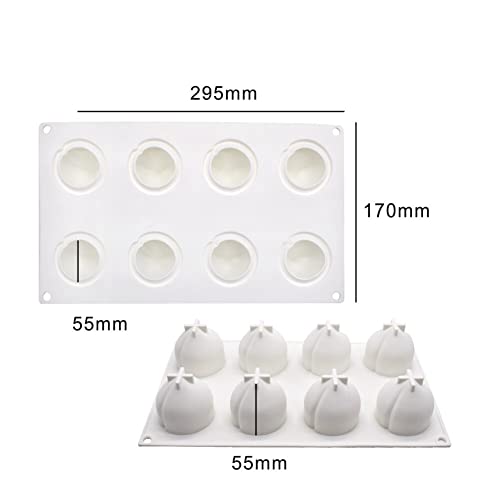 Moule silicone 3D pour mousse et cheesecake au design épuré - 5