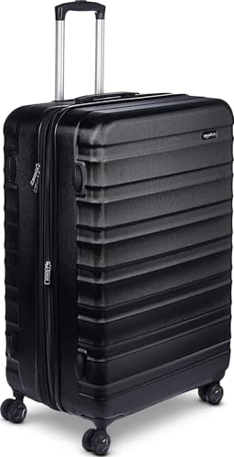 Amazon Basics 30' Hardside Large Checked Luggage, Hardshell Suitcase With...