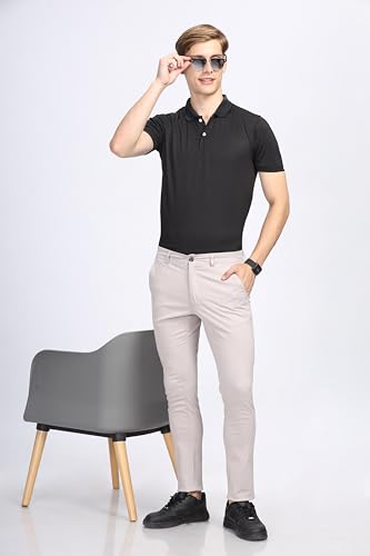Image of Men's Slim Fit Casual Trousers Parent 2
