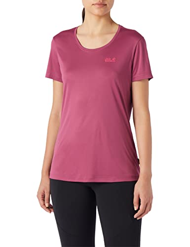 Jack Wolfskin Damen Tech W T Shirt, Violet Quartz, M EU – Ansicht 2