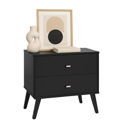 Prepac Milo Mid Century Modern Nightstand