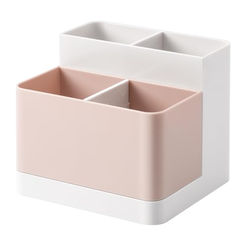 Image of Poeland Desktop Storage Organizer Pencil Card Holder Box, Holders for Desk Accessories, Container for Desk, Office Supplies, Vanity Table