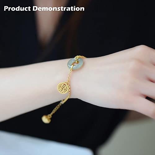 Bracelet Jade Boucle Harmonieuse et Argent Pur
