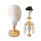 CHADWICK マネキンヘッド ウィッグマネキン 頭囲54cm 卓上タイプA 練習用 まち針可 マネキン 頭 ウィッグスタンド ヘッドマネキン ベージュ