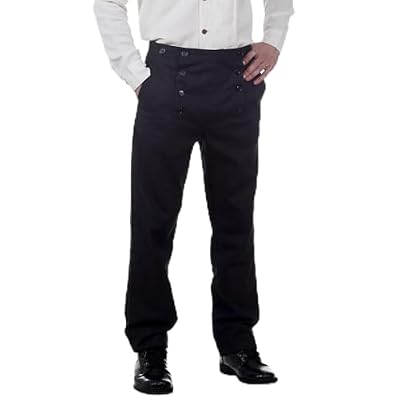 ThePirateDressing Steampunk Victorian Costume Architect Pants Trousers -Black (Small) | Ya disponible en tu tienda friki favorita! En mundofriki.es! ThePirateDressing Steampunk Victorian Costume Architect Pants Trousers -Black (Small) | Ya disponible en tu tienda friki favorita! En mundofriki.es!