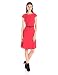 Anne Klein Women's Belted Cap Sleeve Swing Dress