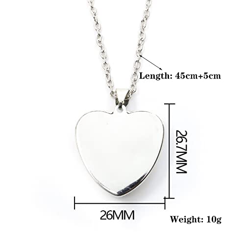 Collier de la Micronésie Tour de Cou Drapeau et Coeur Symbole - 3
