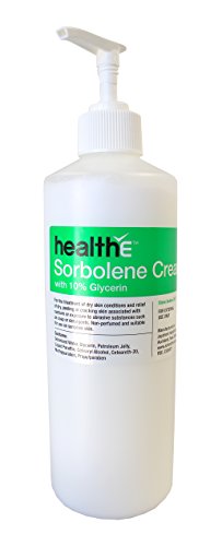 healthE - Sorbolene Cream with 10% Glycerin - Suitable for Dry Skin, Itchy Skin and Sensitive Skin (500ml Pump Bottle)