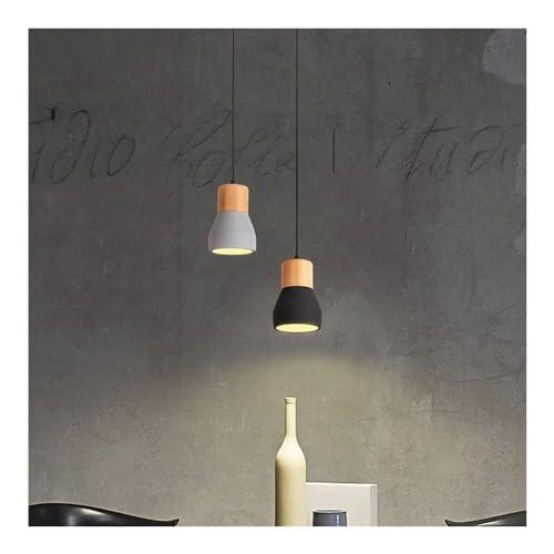 Lustre simple E27 en ciment nordique idéal pour table à manger
