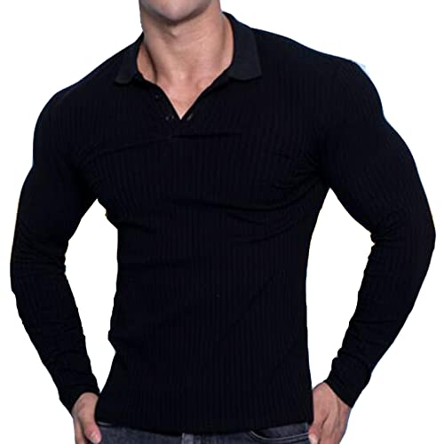 ニット調ロングスリーブTシャツ ビジネスカジュアル