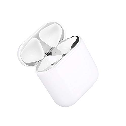 EdBerk74 Protector Antipolvo de Metal para Apple AirPods Funda Cubierta Accesorio Protección Pegatina Protección de la Piel AirPods de virutas de Metal de Hierro