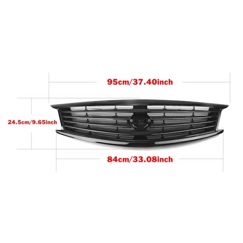 Calandre Infiniti G37 G25 Berline 2010-2013 Noir Mat