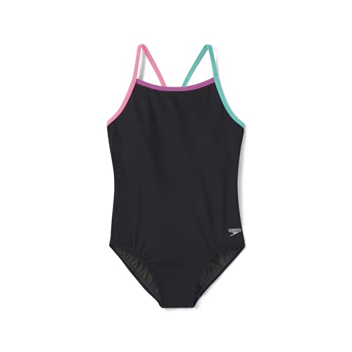 Image of Speedo Girl's Swimsuit One Piece Thin Straps