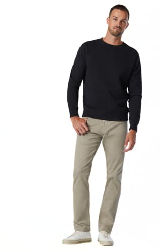 Mavi Zach Men's Straight Leg Pants, Regular Rise Twill Pants for Men, Beige Twill, Light Beige Work Pants, 30 x 34