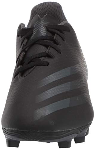 Adidas Boys X Ghosted.4 Firm Ground Soccer Shoe, Black/Grey/Black, 4 Little Kid Us #TOP1