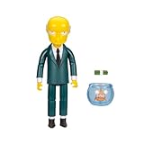 UNE TOUCHE SATIRIQUE AVEC MR. BURNS ET BLINKY La figurine de Mr. Burns avec Blinky dans un bol incarne l’humour noir de la série. Elle ravira les collectionneurs à la recherche de scènes cultes issues des premiers épisodes.