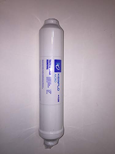 Aicro AICRO-Q 10 inch x 2 inch GAC Inline Filter with 1/4 inch Quick-Connect Built-In