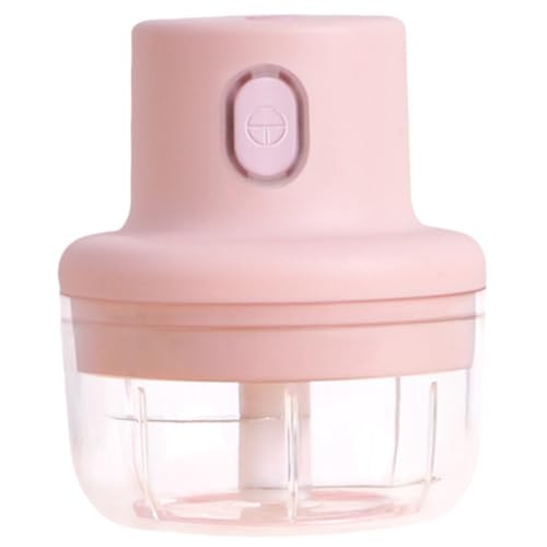 OKUMEYR Electric Garlic Mincer Chopper Hand Held Food Processor Mini Vegetable Slicer Rechargeable Pink