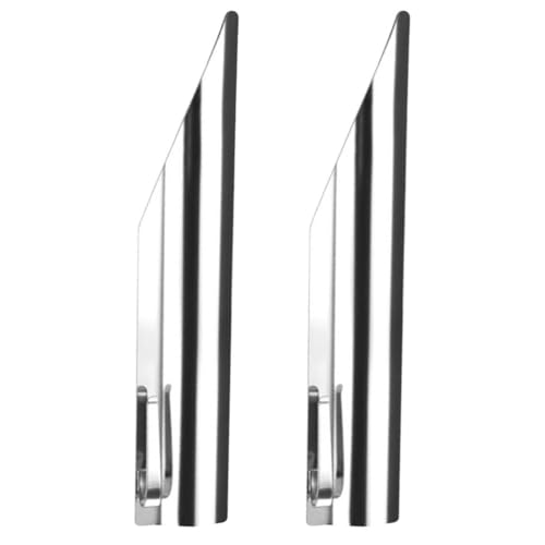 MAGICLULU 2Pcs Stainless Steel Crumb Scraper Tabletop Crumber Tool for Restaurant and Home Use Portable Kitchen Food Scraper for Servers and Bartenders