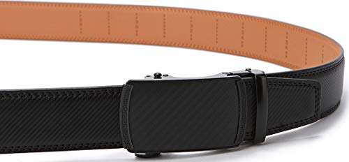 BULLIANT Riem voor heren, riem met automatische sluiting, leren riem voor herenkleding, maat aangepast - Image 6