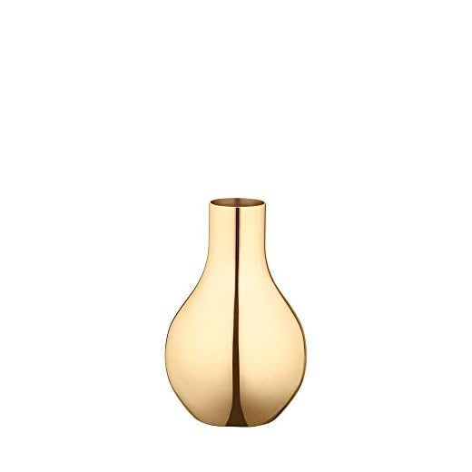 Georg Jensen Cafu Extra Small Vase, guldpläterad rostfritt stål genom HolmbäckNordentoft