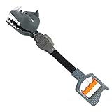 Pincher Pals - Rhino from Deluxebase. Jumbo Sized Hand Grabber Reacher Tool for Kids. Fun Claw Toys...