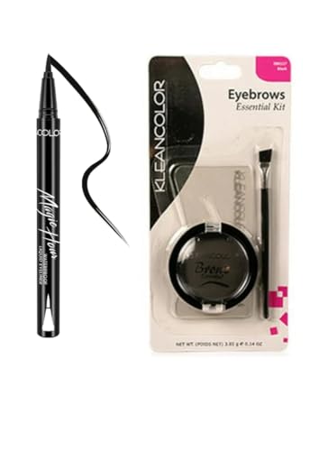 Kit de Delineador Resistente al Agua para Ojos y Cejas miniatura 1