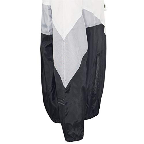 A2Z 4 Kids Windbreaker Black Waterproof Raincoat Jackets Contrast Panels Shower Resistant Lightweight Hooded Coat Girls Boys Age 5-13 Years #TOP3