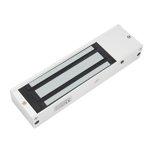 GEYOPMID Electric Magnetic Door Lock, 500kg /1102.31lbs Electric Magnetic Lock, Electromagnetic Door Lock Holding Force for Access Control, Outswinging Door Access Control System, Single Door 12v