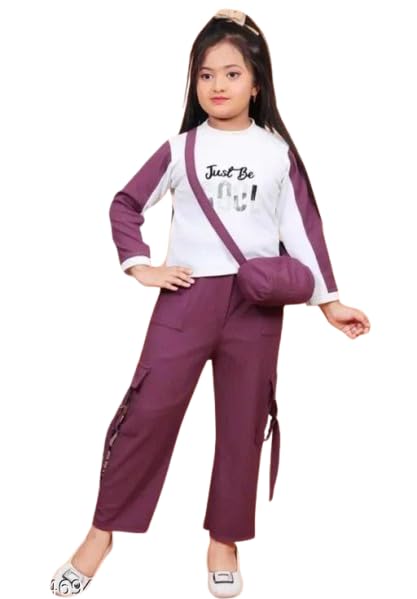 Kid Girls Full Sleevs Top Dress with Pants