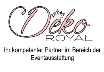 Deko Royal 10 fiocchi per sedie in organza, per