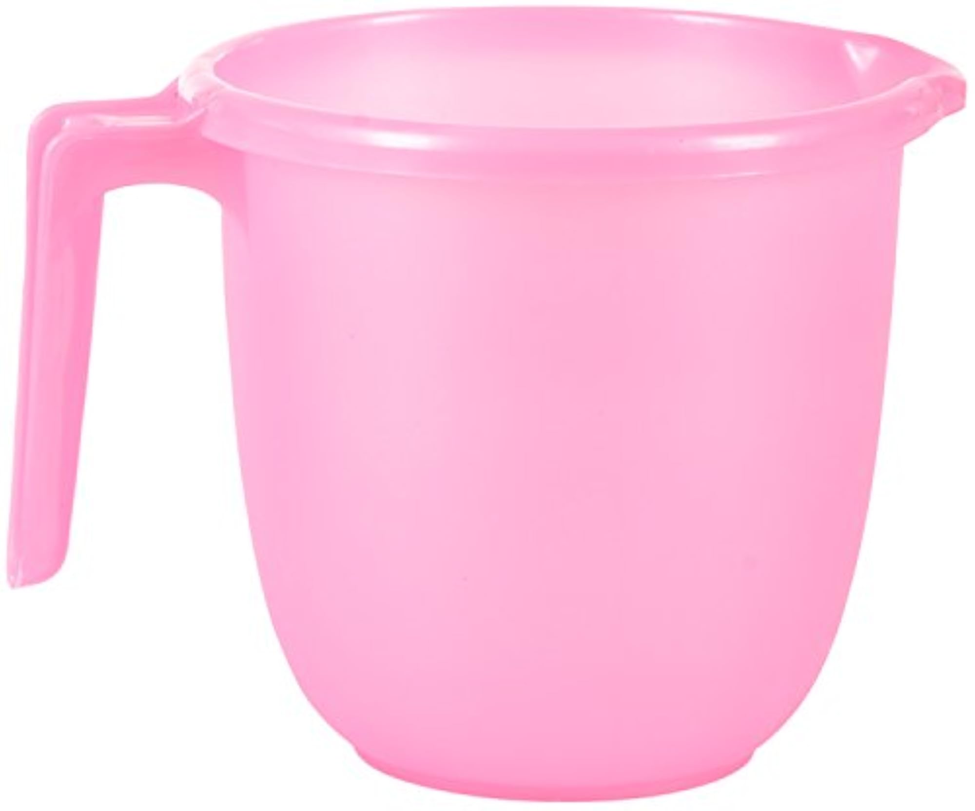 Elephant Plastic Bath Set, Pink, Pack of 3