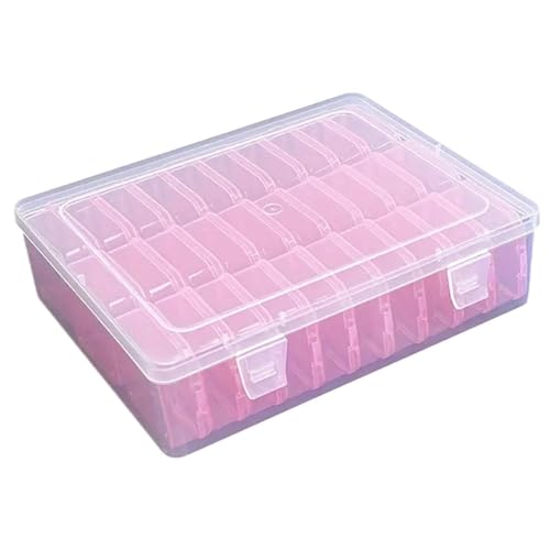 Boîte de rangement transparente pour bijoux perles boutons et breloques