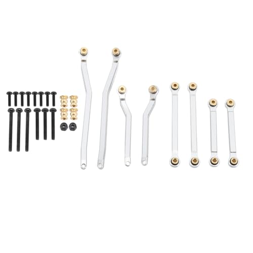 Kit di installazione completo incluso: la confezione include 8 barre di collegamento per il passo delle ruote RC, 14 viti, 2 dadi e 4 accessori, fornendoti tutto ciò che serve per un aggiornamento rapido e facile da eseguire senza dover procurare separatamente ulteriore hardware.