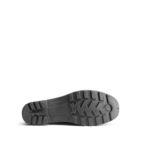 DREAM PAIRS Kniehohe Damen Regenstiefel mit seitlicher Schnalle Gummistiefel damen,Size 39,Schwarz,DWEMRB2503