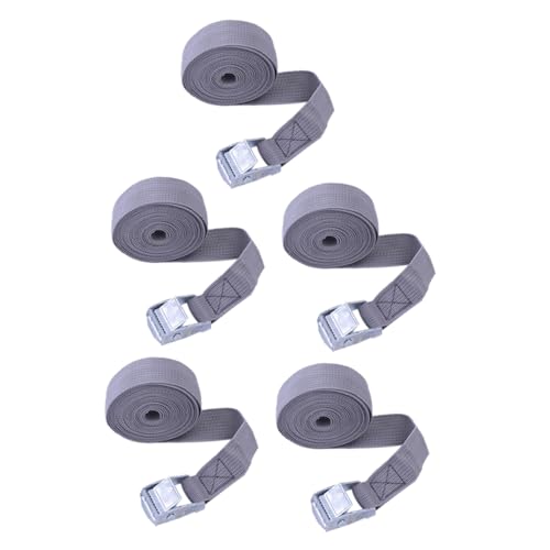 Holibanna 5pcs Cargo Straps Multifunctional Bundling Lashing Strap Auto for Transport Prop for Luggage Tie-down in Scenarios