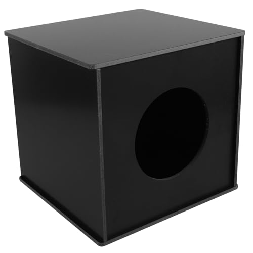 Boîte de tirage au sort PVC noir opaque, urne de vote pour animation fête