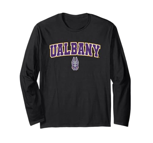 University at Albany Great Danes Arch Logo Long Sleeve T-Shirt