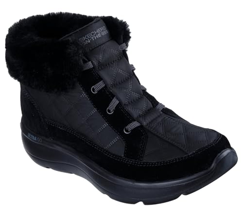 Skechers Botines Encore Elisa para mujer, Tela negra., 39 EU
