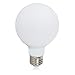 Maxxima G25 LED Light Bulbs - 450 Lumens, 2700K Soft White Light, 40 Watt Equivalent, Featuring an E26 Base for Indoor Use, Perfect Globe Bulbs for Bathroom Vanity Makeup Mirror - 6 Pack