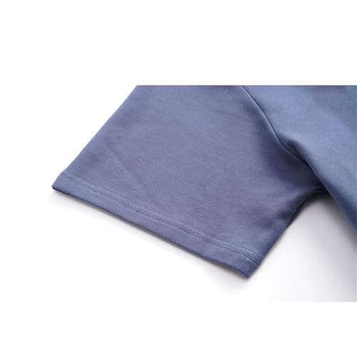 Two-piece Pajamas Suit Men's Pajamas Suit New Knitted Cotton Casual Suit V-neck Casual Home Suit Plus Size4