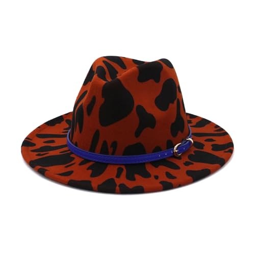 Chapeau Fedora élégant imprimé vache exprimez votre style - 2