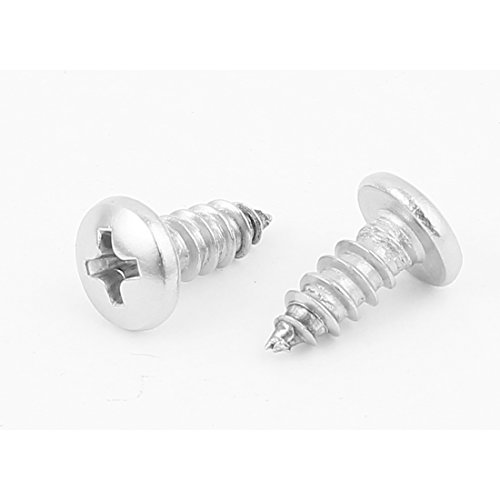 Tornillo autorroscante Phillips 4.8mm x 13mm acero inox 50 pzs miniatura 2