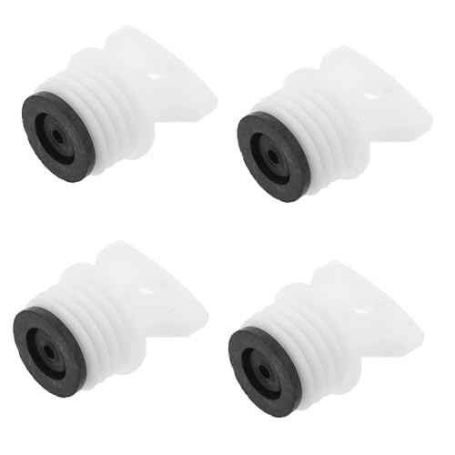 TOVINANNA Lot de 4 Bouchons de Rechange pour Bouillottes 265 MM Joint D’Étanchéité Bouchons à Vis pour Paquet D’Eau Chaude D’Hiver Compatibles Universellement pour Confort et Sécurité