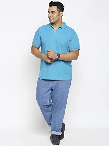 Image of Wear Your Opinion Men's Plus Size Half Sleeve Polo T-Shirt Combo (Set of 2)