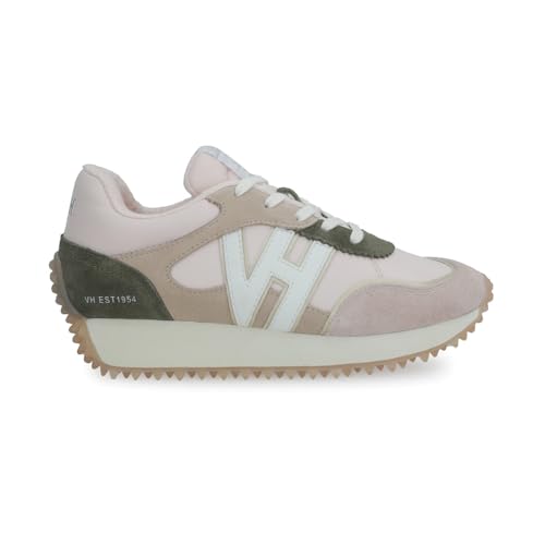 VINTAGE HAVANA Womens Cosmic Lace Up Sneakers Shoes Casual - Beige