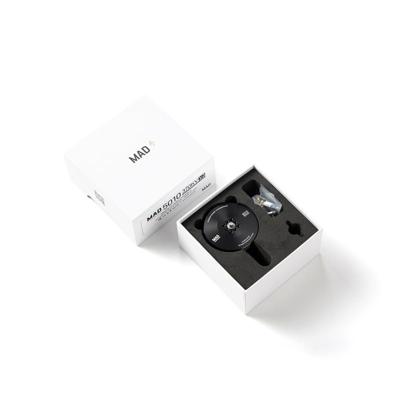 MAD 5010 IPE 150KV 200KV 240KV 310KV 370KV Brushless Motor RC Airplane Wing FPV Drone for The multirotor Quadcopter Drone RC Hobby rig (370KV)