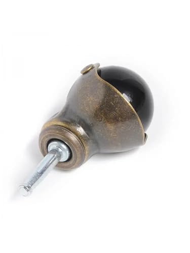 Roue de terre de 2 pouces avec tige d'insertion M8x38mm pour meuble