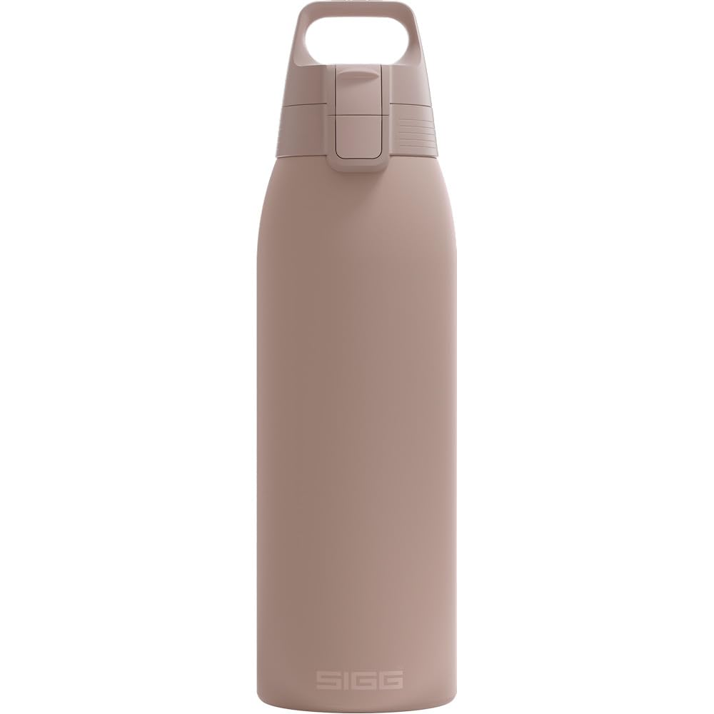 Sigg - Isolierte Trinkflasche - Thermosflasche Shield Therm One - Kohlensäurehaltige Getränke - Auslaufsicher - Spülmaschinenfest - BPA-frei - 90% recycelter Edelstahl - 0,5L, 0,75L & 1L